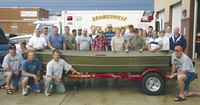 Water Rescue Boat donated by Sportsman's Club - Picture curtesy of Aaron Quirt